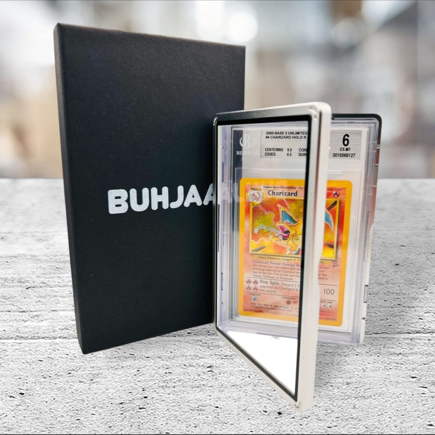 Buhjaa Case für BGS Karten - 35pt - silber