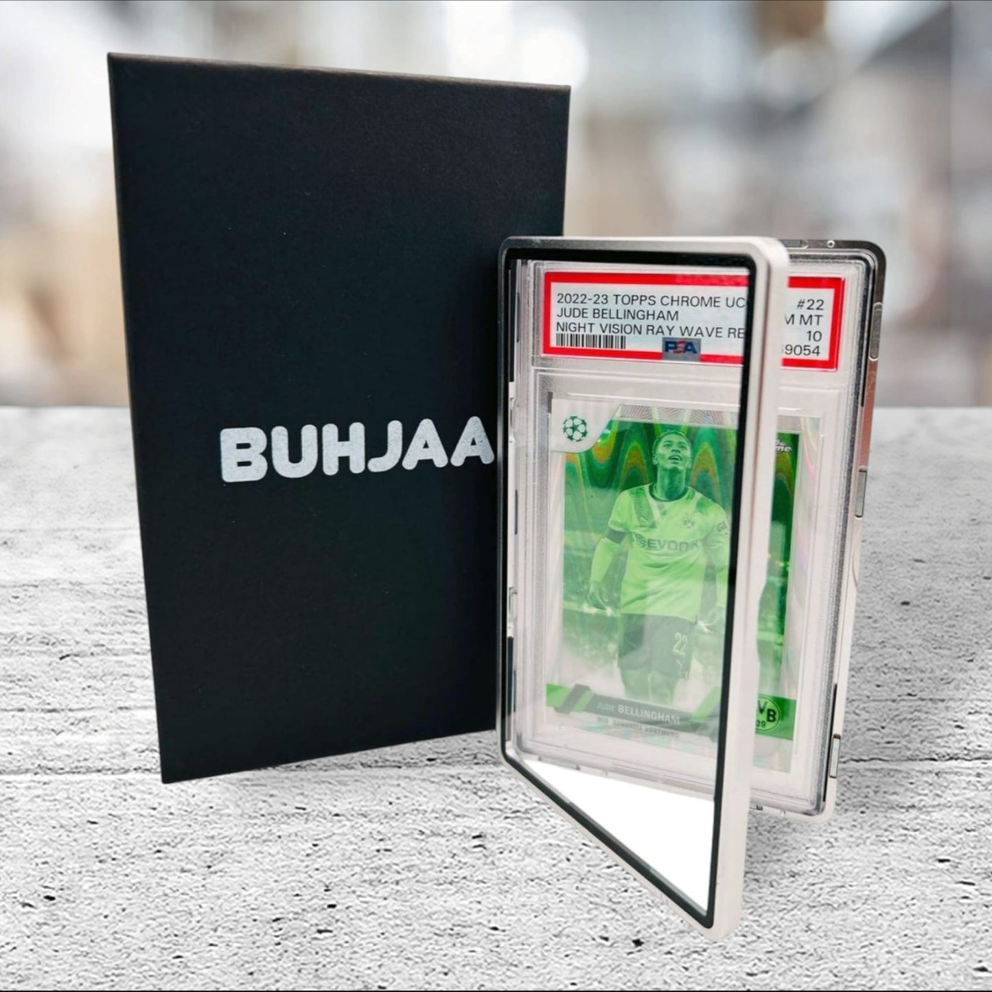 Buhjaa Case für PSA Karten - 35pt - silber
