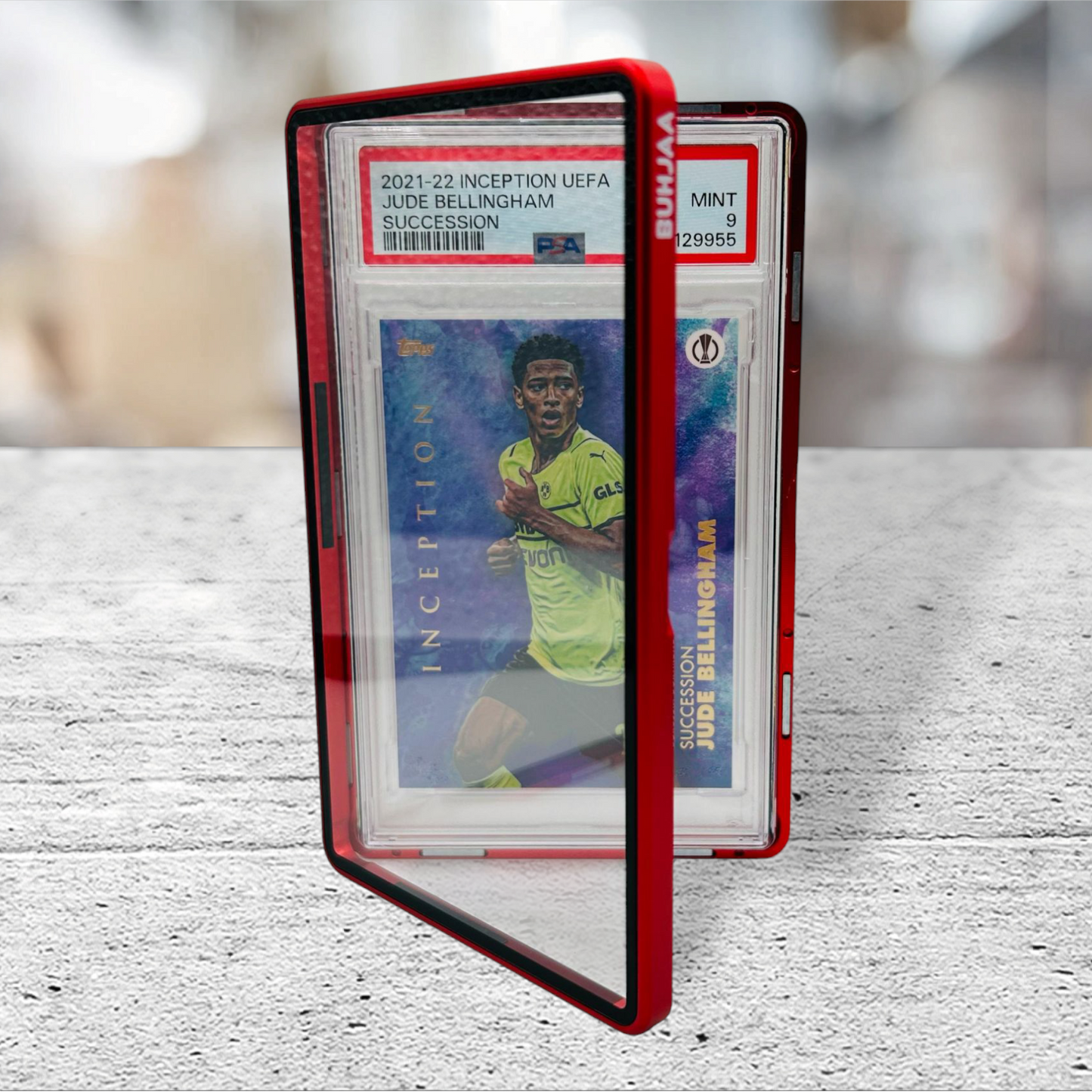 Buhjaa Case für PSA/AP/CGC Karten - 130pt - rot
