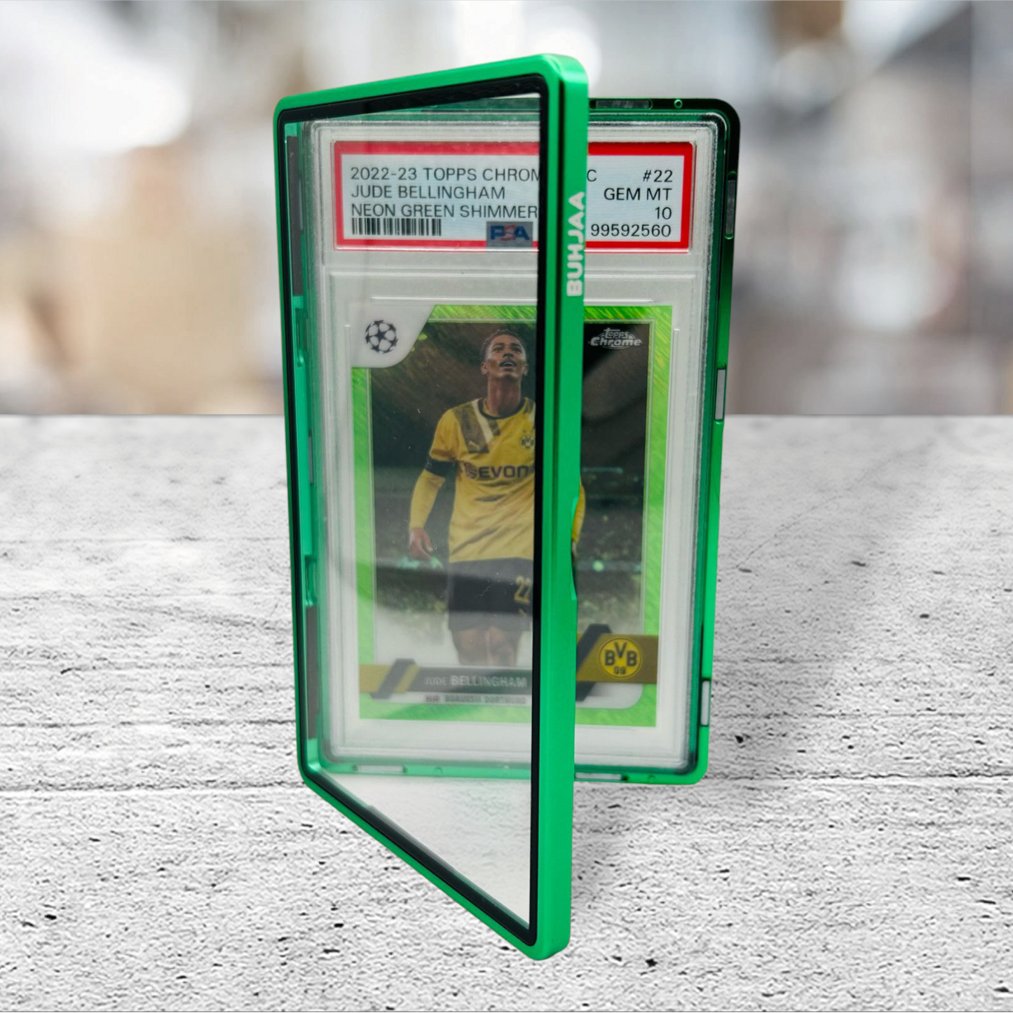 Buhjaa Case für PSA Karten - 35pt - grün
